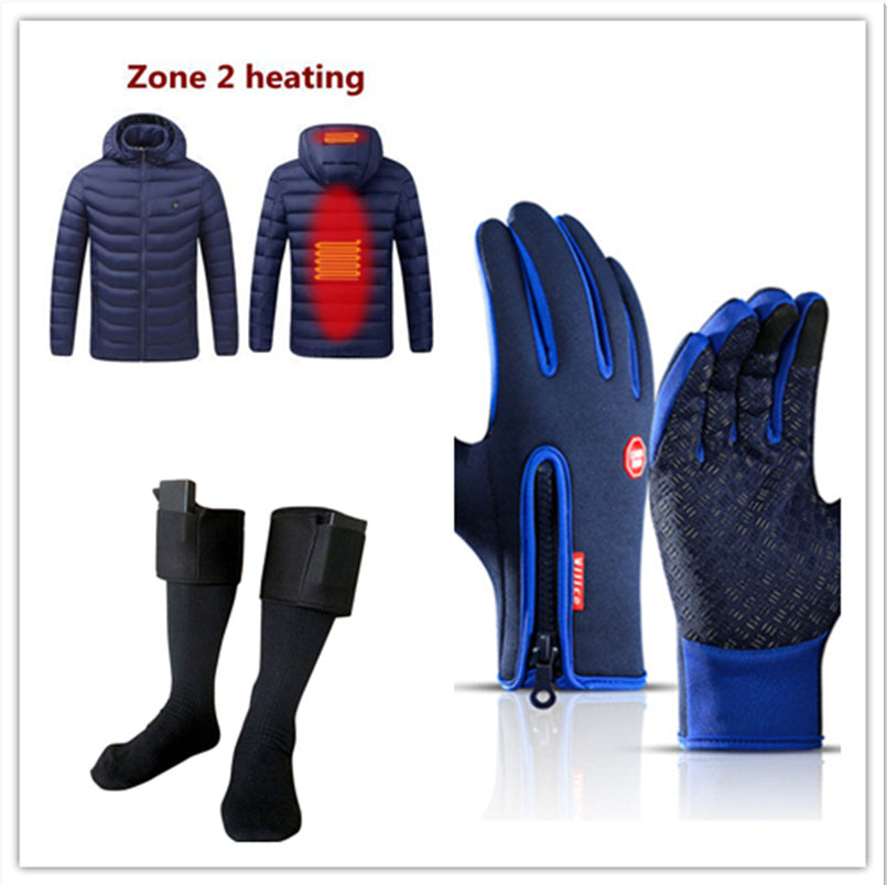 Guantes de invierno para montar en motocicleta con pantalla táctil, deslizantes, impermeables, deportivos, con forro polar