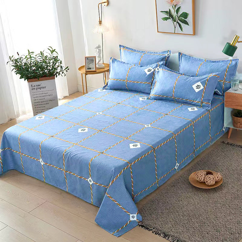 Single Double Bed Cartoon Bed Sheets Single Piece