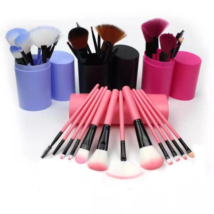 12pcs Makeup Brush Set Blush Eyeshadow Eyelash Highlighter Makeup Brush