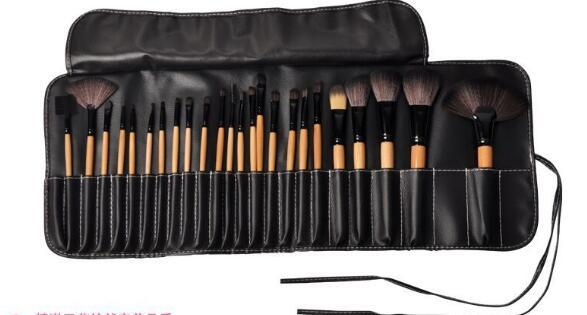 Bolsa de regalo con 24 juegos de brochas de maquillaje, brochas profesionales para cosméticos, brochas para cejas, polvos, base, sombras, pinceles, herramientas de maquillaje