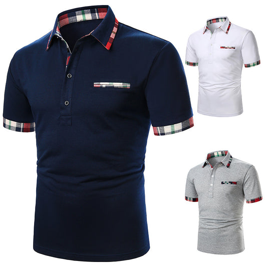 Camisa polo para hombre Camisa polo de manga corta para hombre