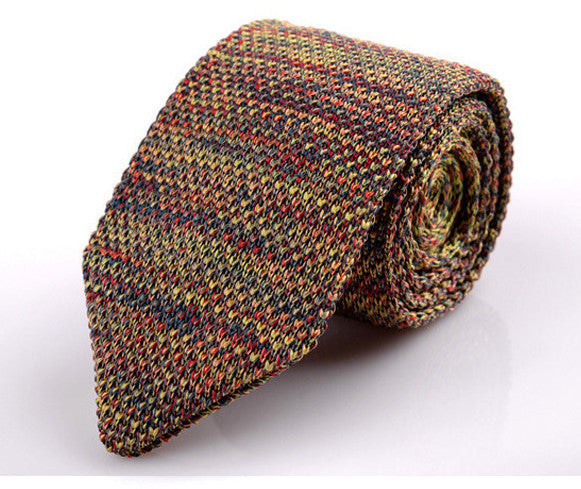 Korean Version Of British Retro Fashion Wool Hand-made Tide Sharp-pointed Necktie