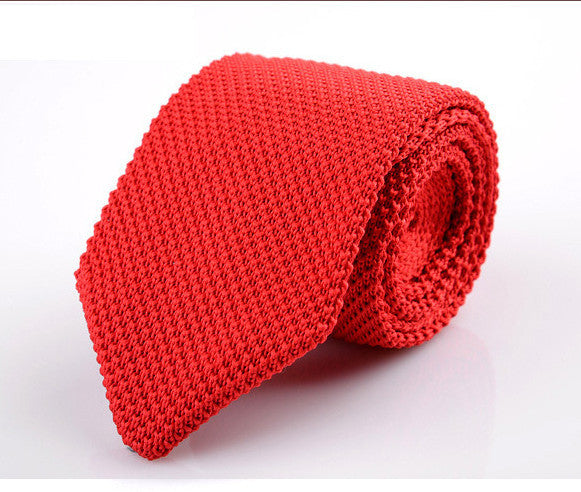 Korean Version Of British Retro Fashion Wool Hand-made Tide Sharp-pointed Necktie