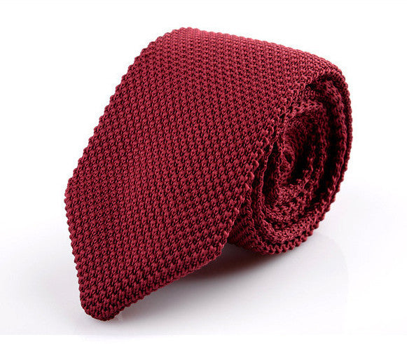 Korean Version Of British Retro Fashion Wool Hand-made Tide Sharp-pointed Necktie