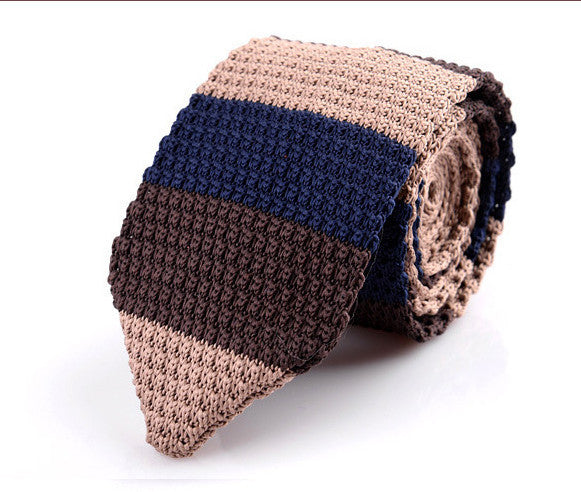 Korean Version Of British Retro Fashion Wool Hand-made Tide Sharp-pointed Necktie