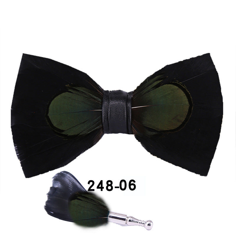 Feather Bow Tie Bow Tie