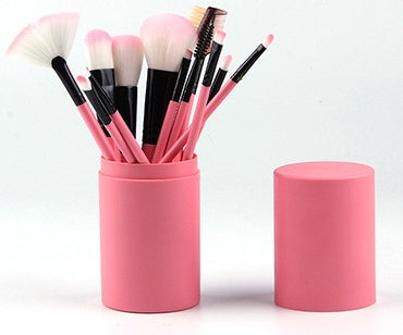 12pcs Makeup Brush Set Blush Eyeshadow Eyelash Highlighter Makeup Brush