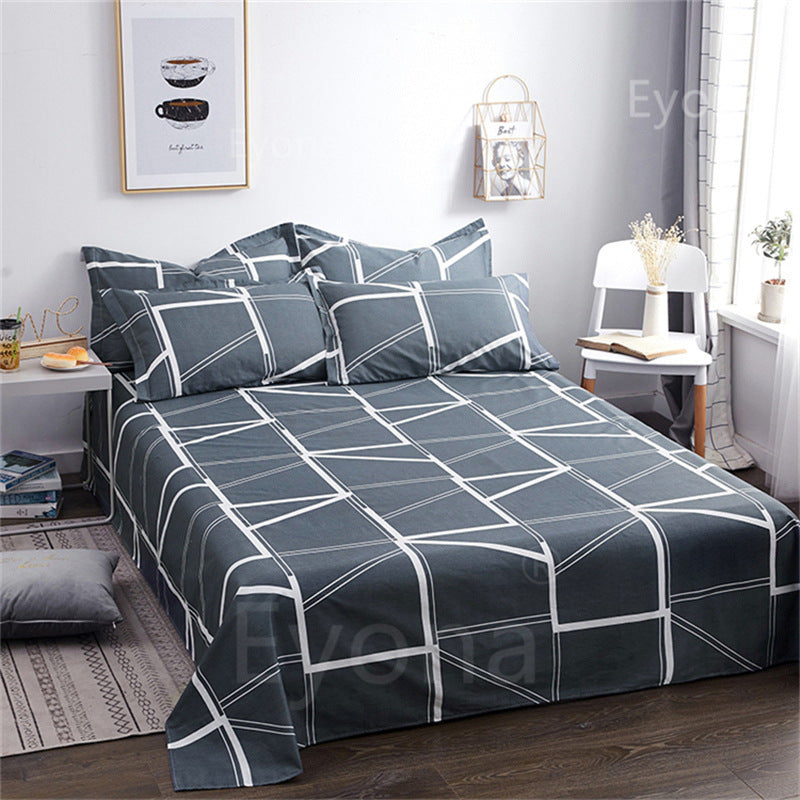 Single Double Bed Cartoon Bed Sheets Single Piece