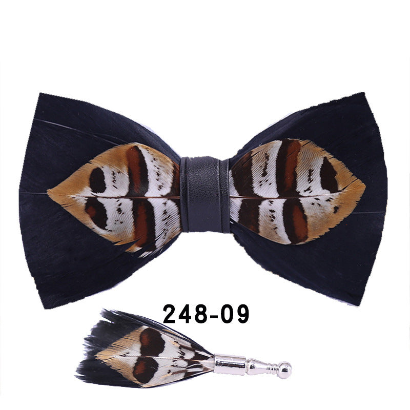 Feather Bow Tie Bow Tie