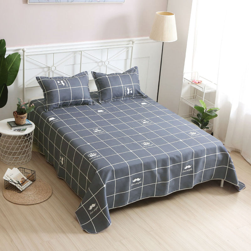 Single Double Bed Cartoon Bed Sheets Single Piece