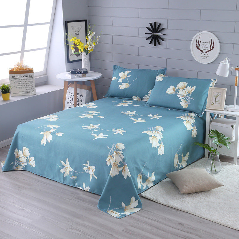 Single Double Bed Cartoon Bed Sheets Single Piece