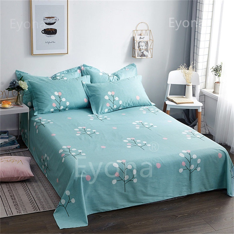 Single Double Bed Cartoon Bed Sheets Single Piece